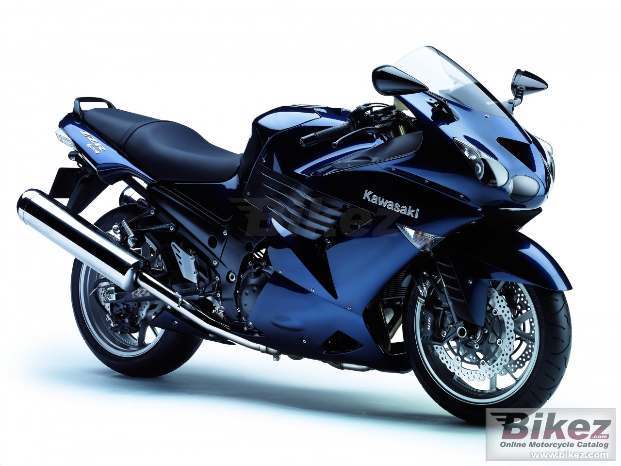 Big Kawasaki ninja zx-14 picture and wallpaper from Bikez.com